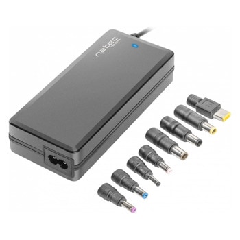 Захранване (заместител) за лаптопи, универсално, 20V/90W, 8 конектора | JAR Computers Natec Temera 90 NZU-1562