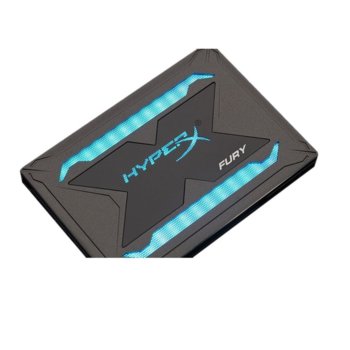Памет SSD 960GB Kingston HyperX Fury RGB, SATA 6Gb/s, 2.5"(6.35 cm), скорост на четене 550MB/s, скорост на запис 480MB/s | JAR Computers Kingston HyperX Fury RGB 9600GB SHFR200/960G