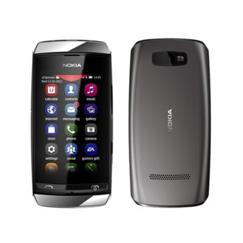Nokia Asha 306, сив
