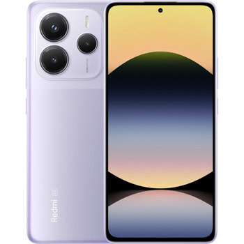Смартфон Xiaomi Redmi Note 14 5G (лилав), поддържа 2 SIM карти, 6.67" (16.94cm) AMOLED 120Hz дисплей, осемядрен Mediatek Dimensity 7025 Ultra 2.5 GHz, 6GB RAM, 128GB Flash памет (+microSD слот), 108 + 8 + 2 + 20 Mpix камера, Android, 190g | JAR Computers Xiaomi Redmi Note 14 5G 6/128 Lavender Purple