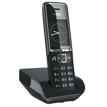 Безжичен DECT телефон Gigaset Comfort 550 черен
