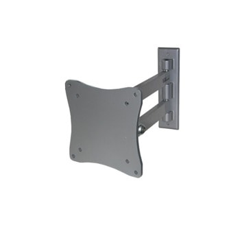 Стойка за монитор/телевизор NewStar FPMA W820, за екрани от 10" до 27", VESA 100x100 mm, макс до 12кг, регулируема, сребриста | JAR Computers NewStar FPMA-W820