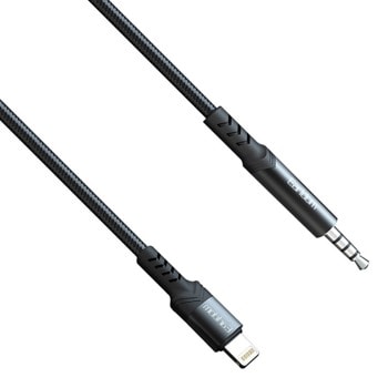 Аудио кабел Earldom ET-AUX39, от 1x AUX(м) към 1x Lightning(м), 1m, черен | JAR Computers Earldom ET-AUX39 40177