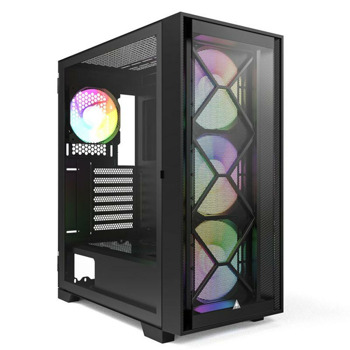 Кутия Montech AIR 1000 Premium ARGB, ATX/mATX/Mini ITX, 1x USB 3.0, прозорец, черна, без захранване | JAR Computers Montech AIR 1000 Premium ARGB