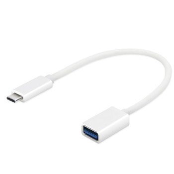 Кабел от USB Type C(м) към USB A(ж), OTG, черен image