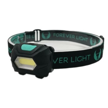 Челник Forever Light Basic COB, с батерии AA, 135lm, 4 режима на работа, черен | JAR Computers Forever Light Basic COB с LED 3W 135lm IT8616