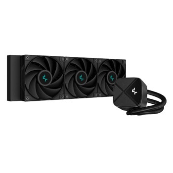 Водно охлаждане за процесор DeepCool LS720S Zero Dark, съвместимост със сокети Intel LGA 1700/1200/1151/1150/1155 & AMD AM5/AM4 | JAR Computers DeepCool LS720S Zero Dark R-LS720-BKNNMM-G-1
