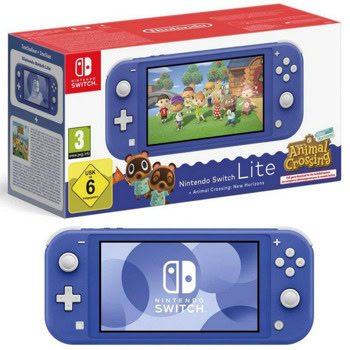 Nintendo Switch Lite Blue + Animal Crossing New Ho