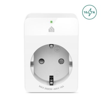 Смарт контакт TP-Link KP105, Wi-fi, 1x вътрешна антена, бял | JAR Computers TP-Link KP105 Kasa Smart