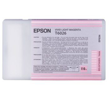 Касета за Epson Stylus Pro 7880/9880 - Light Magenta - P№ C13T602600 - Заб.: 110 ml. | JAR Computers Epson (C13T602600) Light Magenta