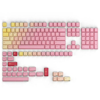 Капачки за механична клавиатура Glorious GPBT Pink Grapefruit, 143-Keycap Set, съвместими с US ANSI подредби клавиатури | JAR Computers Glorious GPBT Pink Grapefruit GLO-KC-GPBT-PG