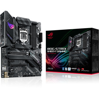 Дънна платка Asus ROG STRIX B460-F GAMING, B460, LGA1200, PCI-E 3.0 (DP&HDMI), (CFX), 6x SATA3, 2x M.2, 1 x USB Type-C, ATX | JAR Computers Asus ROG STRIX B460-F GAMING