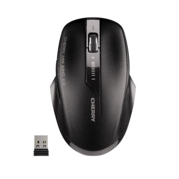 Мишка CHERRY MW 2310, оптична (2400 DPI), безжична, USB, черна | JAR Computers Безжична оптична мишка CHERRY MW 2310 2.0