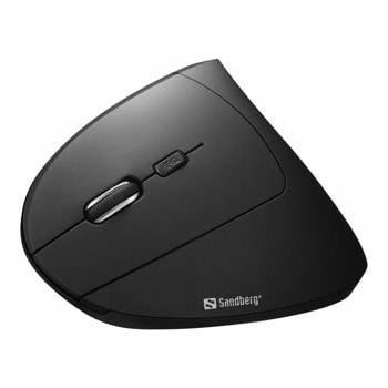 Мишка Sandberg Wired Vertical, оптична (2400 dpi), USB, черна, 6 бутона | JAR Computers Sandberg Wired Vertical Mouse 630-14