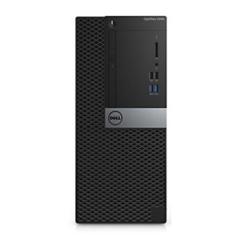 Настолен компютър Dell OptiPlex 3040 MT (N015O3040MT_UBU), четири-ядрен Skylake Intel Core i5-6500 3.2/3.6GHz, 4GB DDR3L RAM, 500GB 7200 rpm, 4x USB3.0, клавиатура и мишка, Linux, 7.93kg | JAR Computers Dell OptiPlex 3040 MT N015O3040MT_UBU