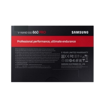 Samsung 860 PRO Series, 256 GB 3D V-NAND Flash