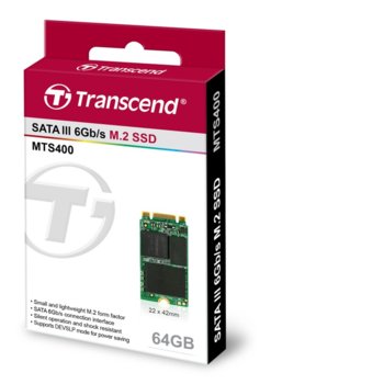 SSD 64GB Transcend MTS400 М.2 2242