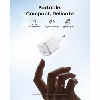 anker nano 45w бял