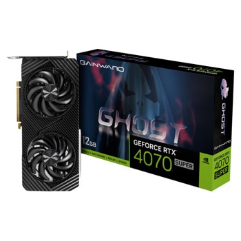Видео карта Nvidia GF RTX 4070 Super, 12GB, Gainward Ghost, PCI-E 4.0, GDDR6X, 192-bit, DisplayPort, HDMI | JAR Computers Gainward GeForce RTX 4070 Super Ghost