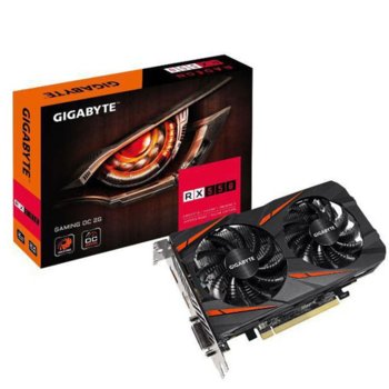 Видео карта AMD Radeon RX 550, 2GB, Gigabyte GV-RX550GAMING OC-2GD, PCI-E 3.0, GDDR5, 128-bit, DisplayPort, HDMI, DVI | JAR Computers Gigabyte GV-RX550GAMING OC-2GD