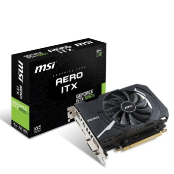 Видео карта Nvidia GeForce GTX1050TI, 4GB, MSI AERO ITX 4G OC, GDDR5, 128-bit, Display Port, HDMI, DVI-D | JAR Computers MSI GTX1050TI AERO ITX 4G OC
