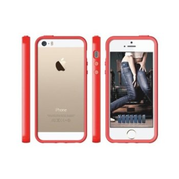 Elago S5 Bumper Case за iPhone 5/S/E ELS5BP-RD