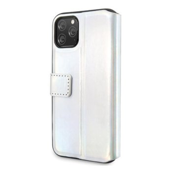 Guess Iridescent Booktype iPhone 11 Pro Max silver
