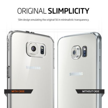 Spigen Ultra Hybrid Case for Galaxy S6 crystal