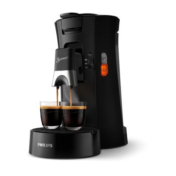 Кафемашина на капсули Philips Senseo CSA230/61, 1450W, 1bar, 0.9l вместимост на резервоара за вода, индикатор за отстраняване на котлен камък, черна | JAR Computers Philips Senseo CSA230/61
