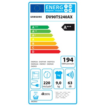 Samsung DV90T5240AX/S7