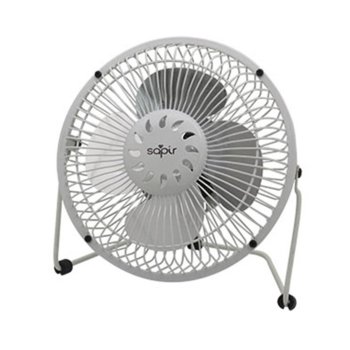 Настолен вентилатор Sapir SP 1760 USB6, с USB, 5V, 15 cm диаметър, 2.5W, бял | JAR Computers Sapir SP 1760 USB6 White