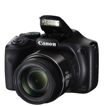 Canon Powershot SX540 HS Black + Sony 64GB Micro S