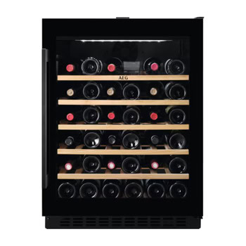Виноохладител AEG AWS4052B5B, клас G, 145 л. общ обем, за вграждане, 149 kWh/годишно, черен | JAR Computers AEG AWS4052B5B