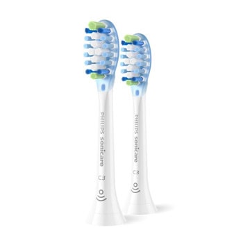 Резервни накрайници за ел. четка Philips Sonicare Premium Plaque Defence, 2бр., бели | JAR Computers Philips HX9042/87