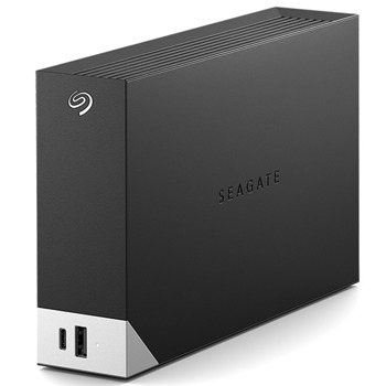 Твърд диск 4TB Seagate One Touch Hub (STLC4000400), външен, 3.5" (8.89 cm), USB 3.0, черен | JAR Computers Seagate One Touch Hub 4 TB STLC4000400