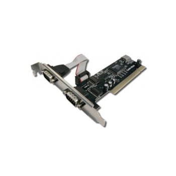 Adapter PCI към 2x Serial RS232 port, 17451 | JAR Computers PCI към Serial port