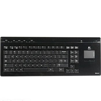 Клавиатура Logitech Cordless Mediaboard Pro, безжична, Bluetooth, с тъчпад, черна | JAR Computers Logitech Cordless Mediaboard Pro 920-000066