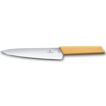 Кухненски нож Victorinox Swiss Modern Carving Knife, универсален, 19 см, жълт | JAR Computers Victorinox 6.9016.198B