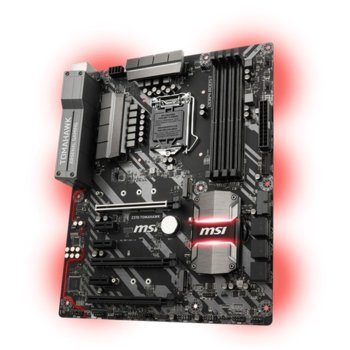 Дънна платка MSI Z370 TOMAHAWK, Z370, LGA1151, DDR4, PCI-E(HDMI&DVI)(CF), 6x SATA 6Gb/s, 5x USB 3.1, ATX | JAR Computers MSI Z370 TOMAHAWK
