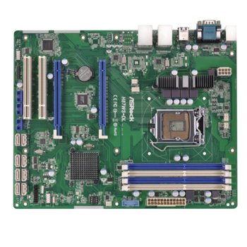 Дънна платка за сървър ASRock Rack H87WS-DL, LGA1150, DDR3 UDIMM, 2x LAN1000, 6x SATA 6Gb/s, 2x SATA 6Gb/s, RAID 0,1,5,10, 2x USB 3.0, ATX | JAR Computers ASRock Rack H87WS-DL