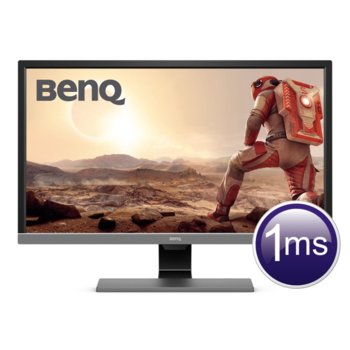 Монитор BenQ EL2870U (9H.LGTLB.QSE), 28" (71.12 cm) TN панел, 4K/UHD, 1ms, 12M:1‎, 300cd/m2, DisplayPort, HDMI image