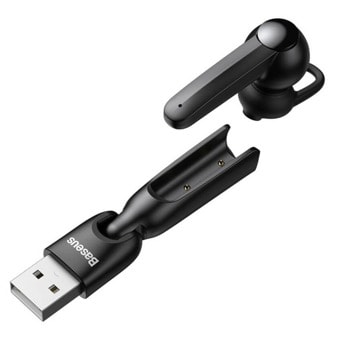 Слушалка Baseus Encok A05, безжична, микрофон, Bluetooth 5.0, до 6 часа време на работа, черна | JAR Computers Baseus Encok A05 NGA05-01