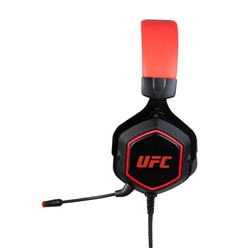 Konix UFC 7.1 black and red gaming KX-UFC-PGHR-PC