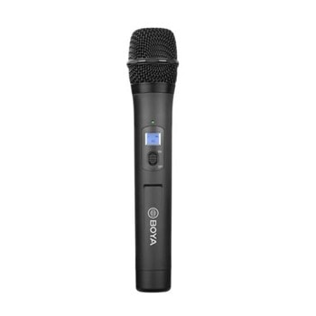 Mикрофон BOYA BY-WHM8 Pro, безжичен, обхват до 100м., черен | JAR Computers Безжичен микрофон BOYA BY-WHM8 Pro