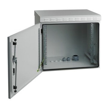 Комуникационен шкаф Mirsan MR.IP55W07U45.03, 7U, 600 x 450 x 410, товароносимост 100кг, бял, за стена, Outdoor | JAR Computers MIRSAN MR.IP55W07U45.03