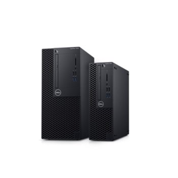 Настолен компютър Dell OptiPlex 3060 MT (S041O3060MTUCEE), четириядрен Coffee Lake Intel Core i3-8100 3.60 GHz, 8GB DDR4, 1TB HDD, 4x USB 3.1, клавиатура и мишка, Linux | JAR Computers Dell OptiPlex 3060 MT S041O3060MTUCEE