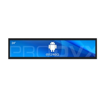 All in One компютър ProDVX APPC-24UW, четириядрен Cortex A17 1.6 GHz, 24" (60.96 cm) Full HD (1920x360) LED Display & MALI T764, 2GB DDR3, 16GB Flash ROM, USB 2.0, Android 6.0 | JAR Computers ProDVX APPC-24UW