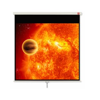 Екран Avtek Video 200, ръчен за монтаж на стена или таван, Matt White, 2000 x 2000 мм, 103", 4:3 | JAR Computers Avtek Video 200