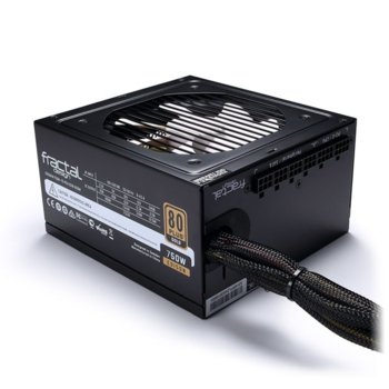 Захранване Fractal Design Edison M 750W, 80 Plus Gold, 120mm вентилатор | JAR Computers PSU Fractal Design Edison M 750W