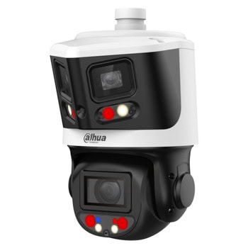 IP камера Dahua SDT3E410-8P-MB-A-PV1-0280, куполна PTZ камера, 4Mpix(2560x1440@30fps), 2.8mm/5-125mm обективи, Smart H.265+/Smart H.264+/H.265M/H.264H;/H.264B/H.265/MJPEG, IR осветеност (до 30/50m), вътрешна/външна, PoE+, microSD слот до 512GB | JAR Computers Dahua SDT3E410-8P-MB-A-PV1-0280